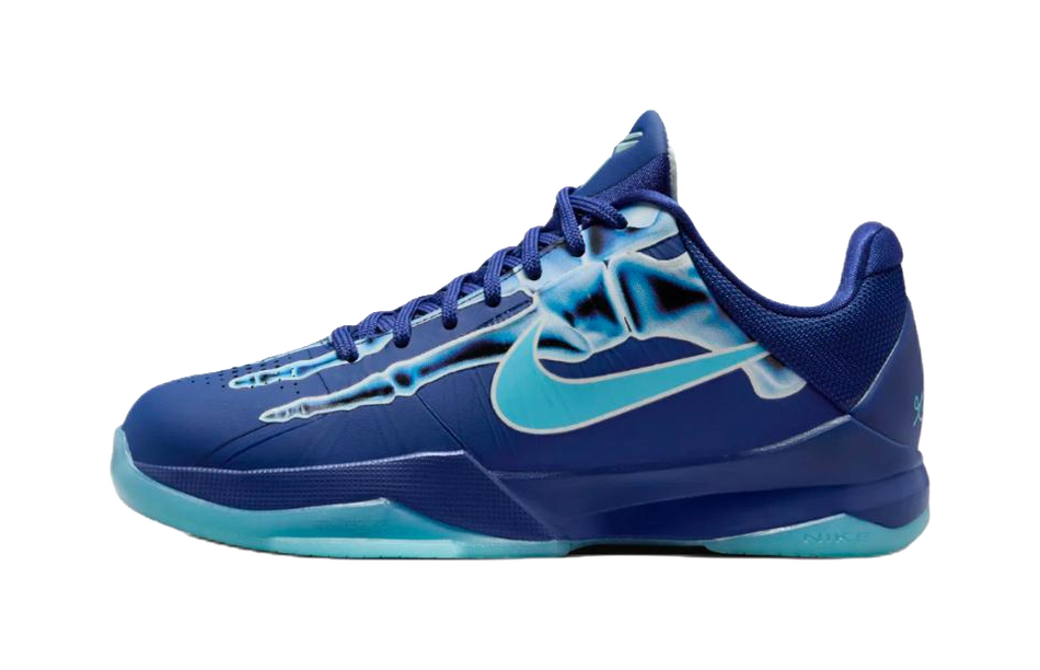 Nike Zoom Kobe 5 Comfortable Low top Childrens Basketball Shoes Blue Unisex  Vertical Jump Group USA Inc.