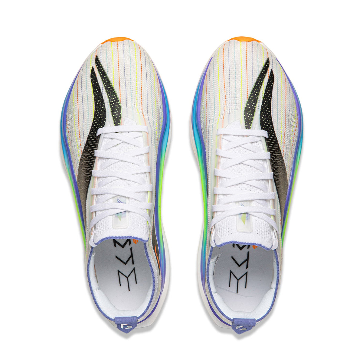 Li Ning Feidian 6 ELITE Cushioning Slip Resistant Abrasion Resistant Rebound Low top Carbon Plate Running Shoes Unisex