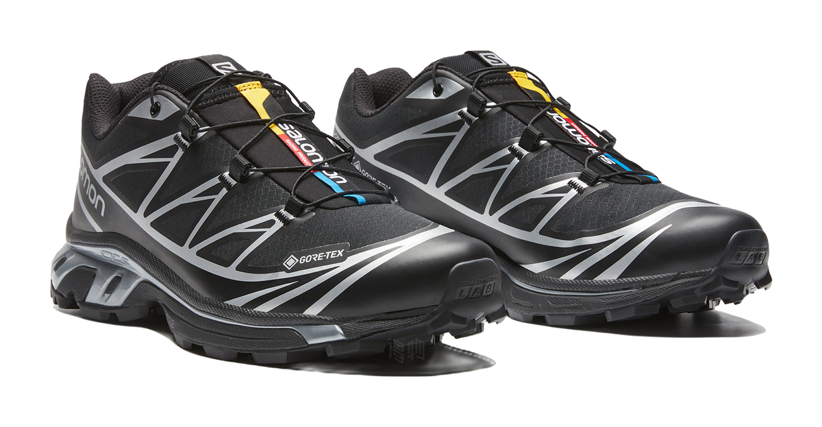 SALOMON XT 6 Gore Tex Black Silver  vjsneaker.com