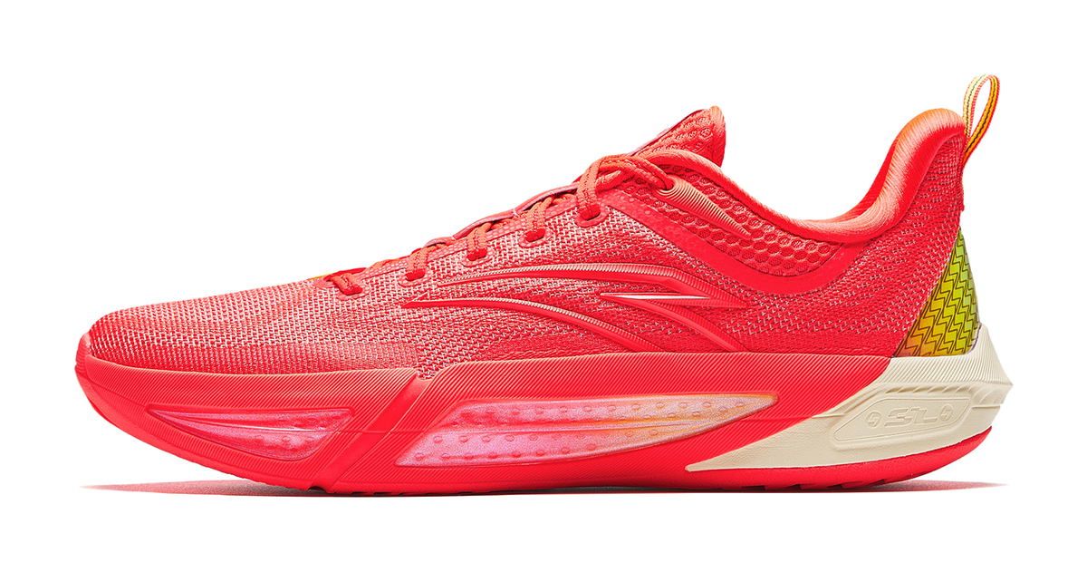 ANTA Shock Quick Decision 7 "Journey" 112611607-5 - Basketball Shoe Unisex Neon Bright Dark Red