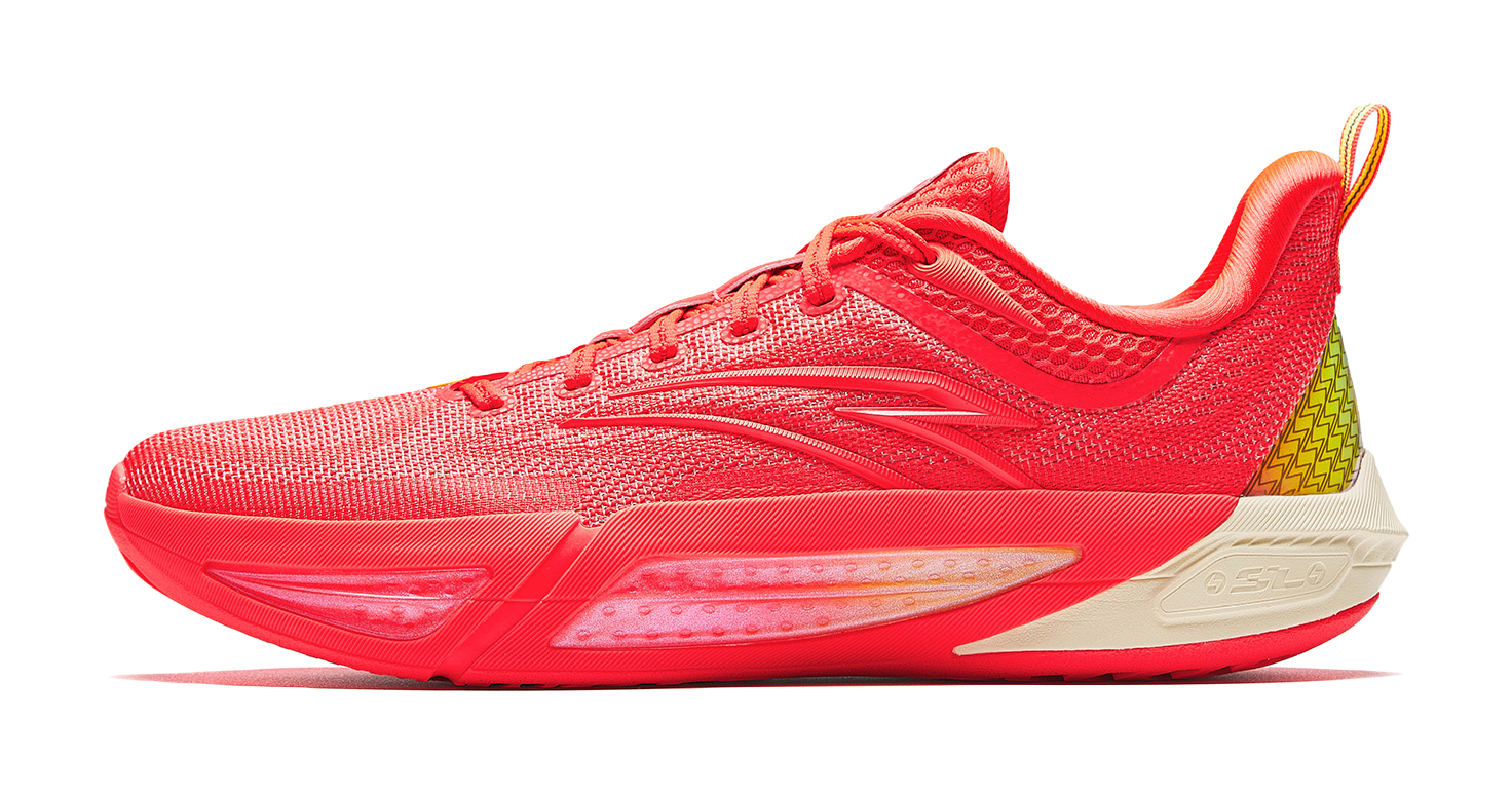ANTA Shock Quick Decision 7 "Journey" 112611607-5 - Basketball Shoe Unisex Neon Bright Dark Red