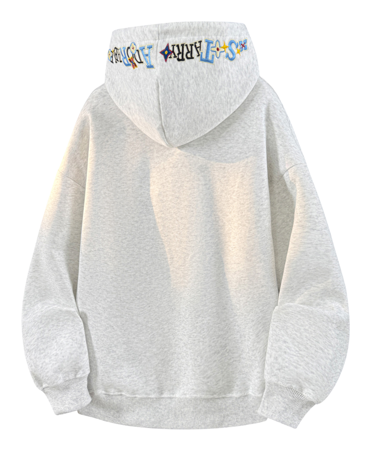 Warrior Warrior American Basic Retro Fun Embroidered Letter Logo Loose Casual Trend Versatile Windproof College Style Sports Couple Hooded Long Sleeve Thick Velvet Hoodie for Men and Women  vjsneaker.com