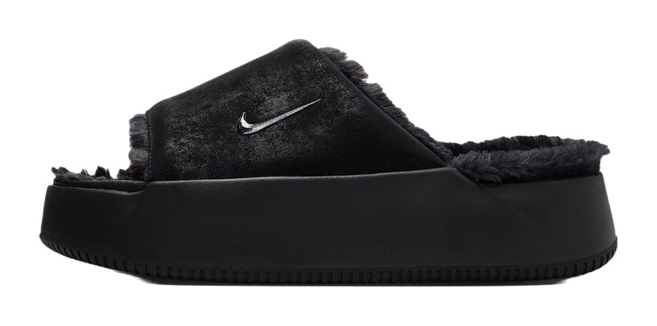 Nike Calm Slide Slippers Womens Black  vjsneaker.com