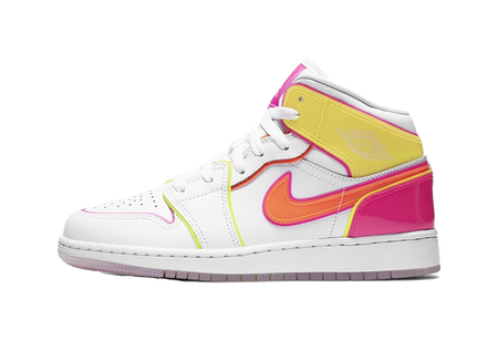 Jordan 1 Mid Edge Glow GS  vjsneaker.com