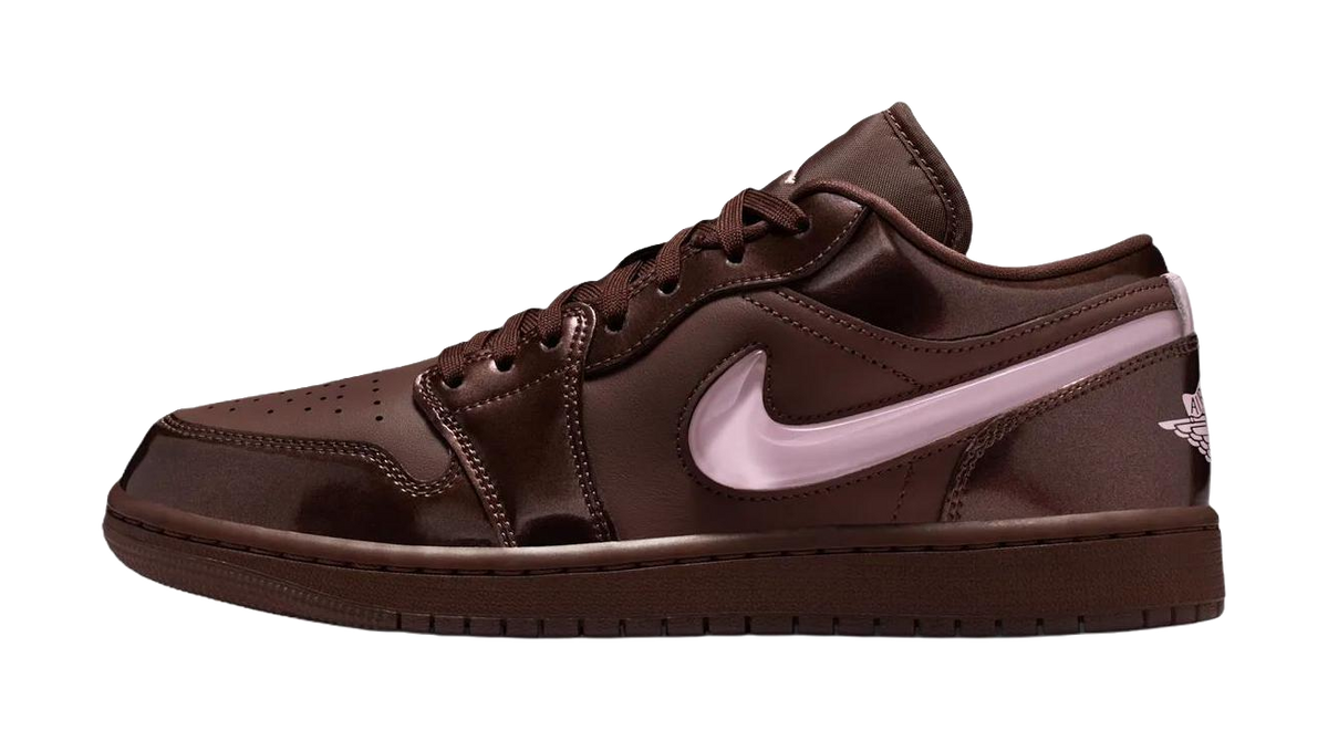 Jordan Air Jordan 1 Low top Vintage Basketball Shoes Womens Brown  vjsneaker.com