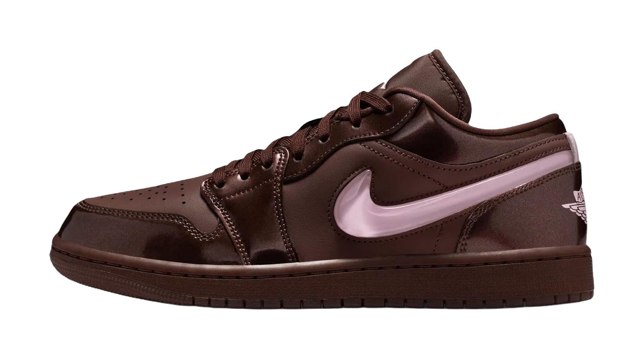 Jordan Air Jordan 1 Low top Vintage Basketball Shoes Womens Brown  vjsneaker.com