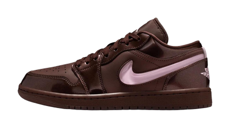 Jordan Air Jordan 1 Low top Vintage Basketball Shoes Womens Brown  vjsneaker.com