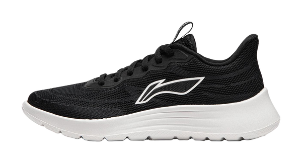 LiNing Feather Cushioning Wear Resistant Low Top Casual Running Shoes Women's Black 