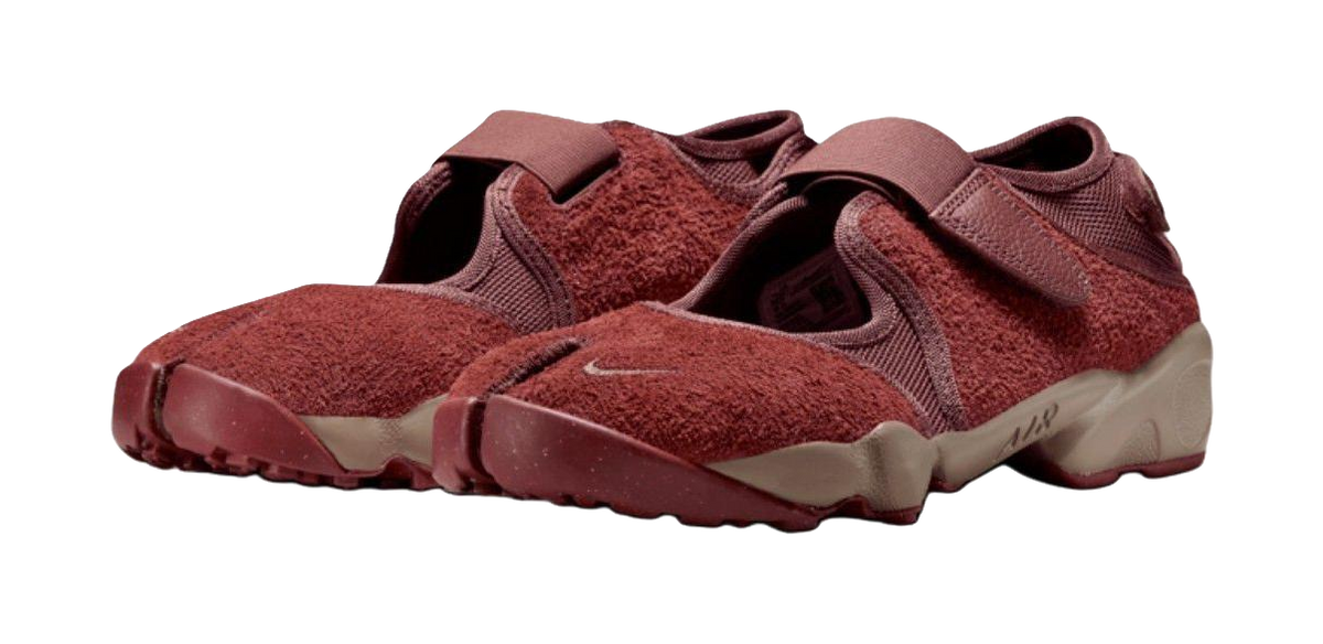 Nike Air Rift Anti Slip Wear Resistant Low Top Casual Shoes Womens Red Brown  vjsneaker.com