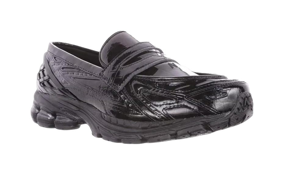 New Balance crocodile-effect slip-on sneakers  vjsneaker.com