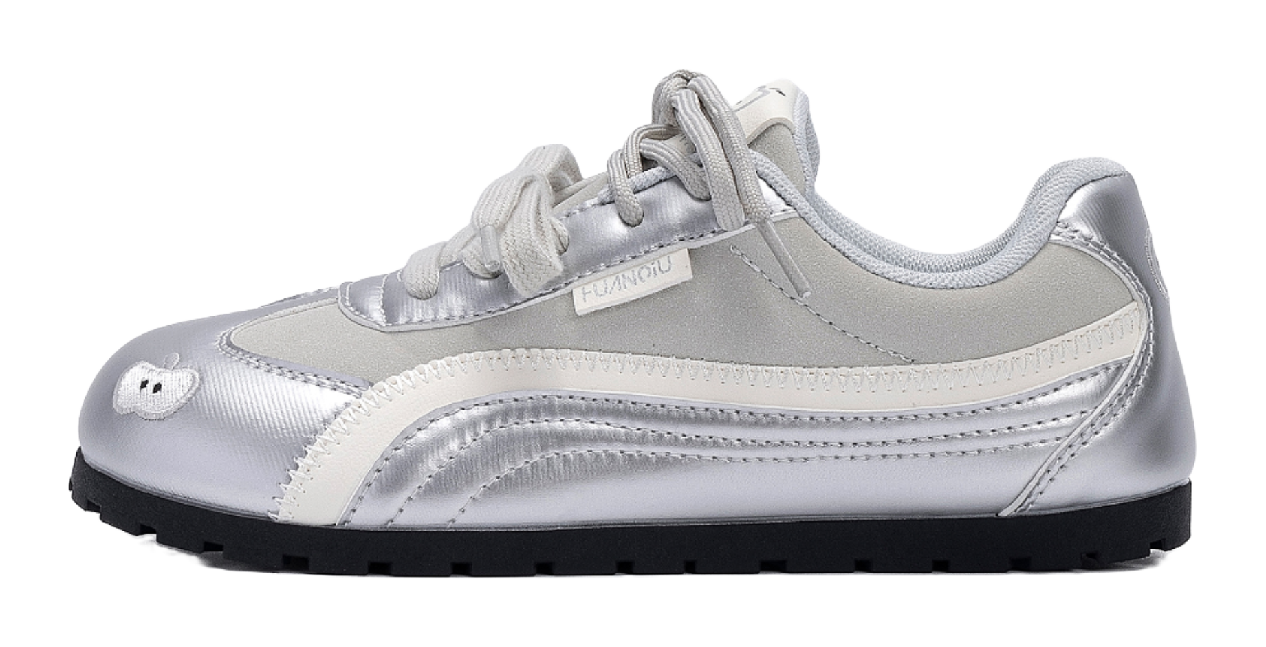 HUANQIU Synthetic Leather Coverage Height Increasing Abrasion Resistant Lightweight Low top Casual Shoes Womens  VJSNEAKER