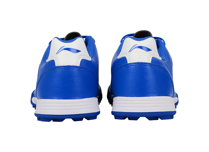 LiNing TF Long Song Collection Slip-Resistant Cushioning Wear-Resistant Low-Top Soccer Shoes Blue White Kids 