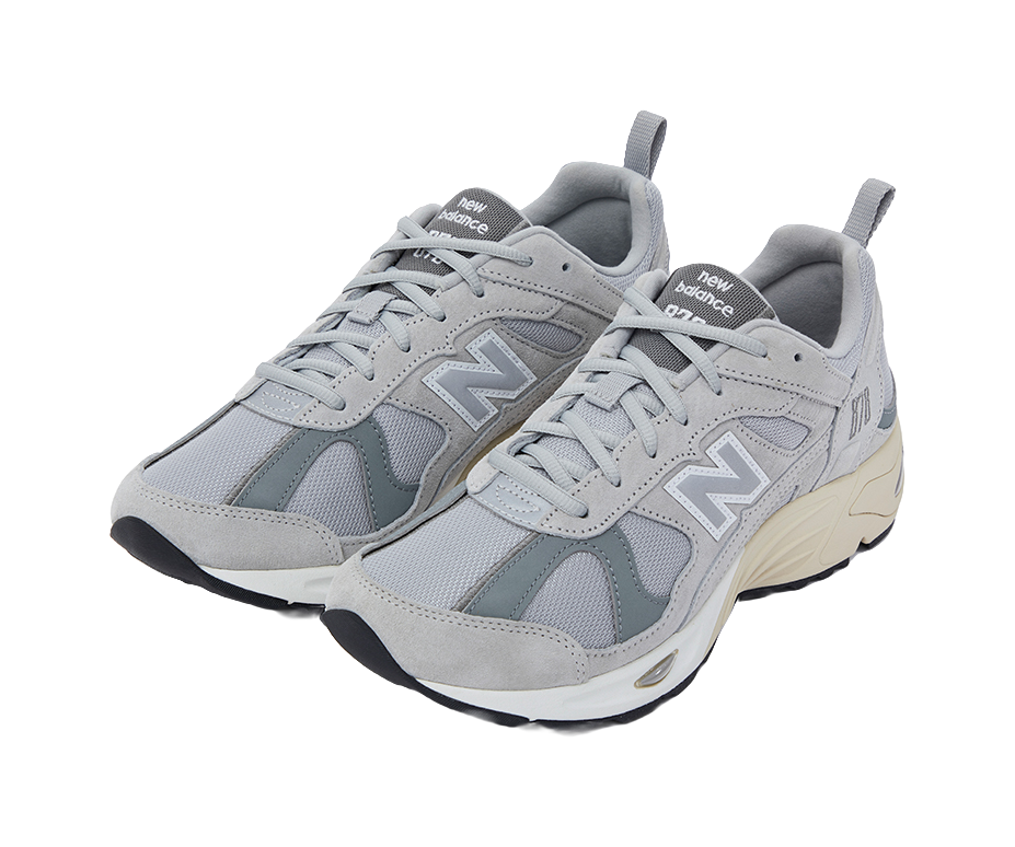 878 New Balance Light Grey Silver  vjsneaker.com