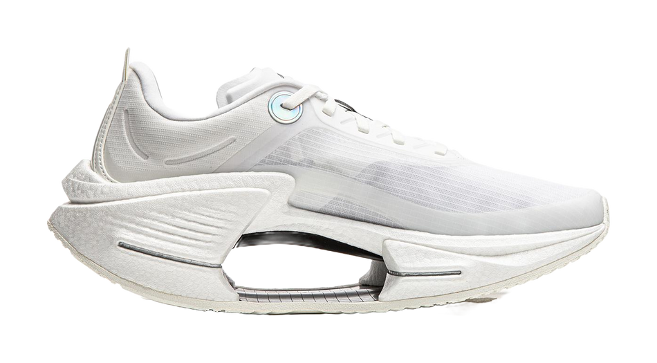 Li Ning Shadow 3 Essential Cushioning Support Rebound Low top Casual Running Shoes Mens Ivory  VJsneaker