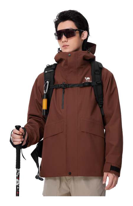 CAMEL All weather Windbreaker Jacket Mens  vjsneaker.com