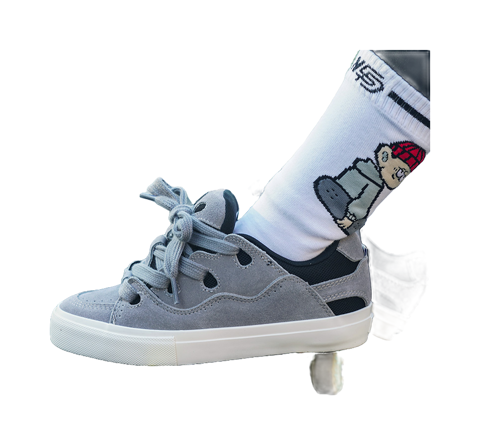 Ollieskate Low top Skateboard Shoes Unisex Dark Gray 