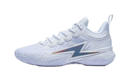 Li Ning Son Of Flash Comfortable And Trendy Abrasion Resistant Breathable Low top Basketball Shoes Mens White  vjsneaker.com