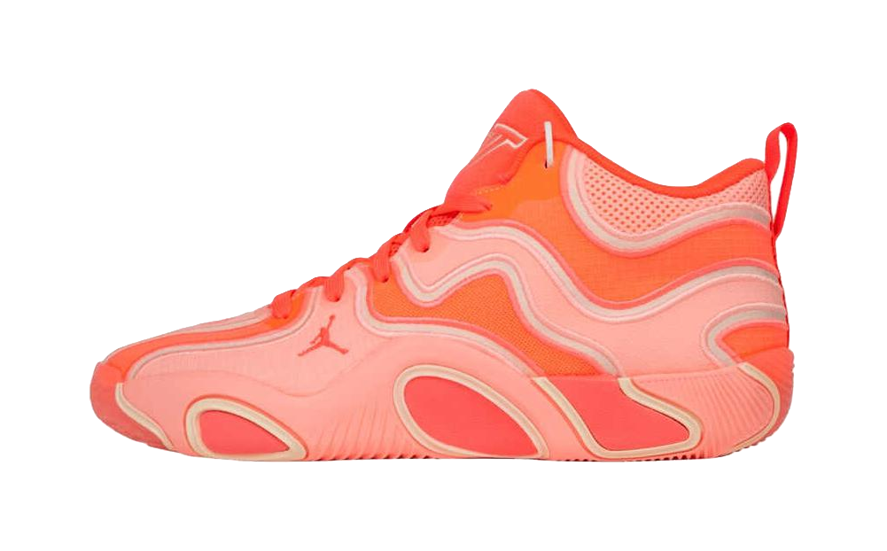 Jordan Tatum 3 Anti Slip Wear Resistant Mid Top Basketball Shoes Mens Pink  VJSNEAKER