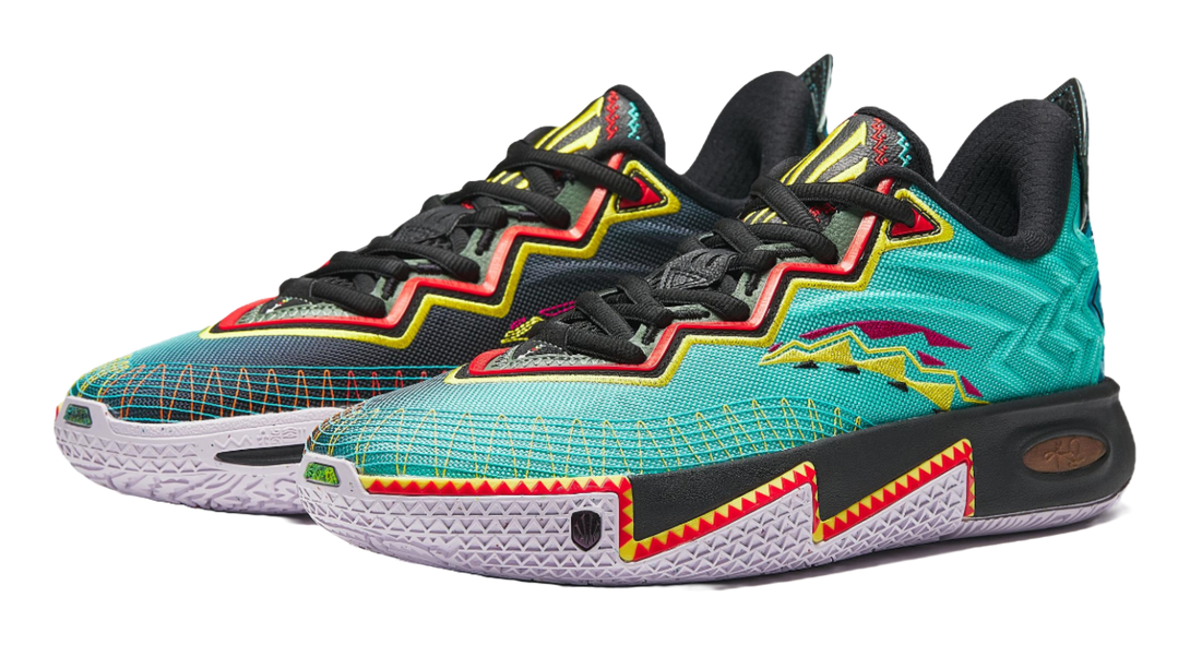 ANTA KAI 2 'Memorize' - Basketball Shoes Mens Green Black Blue  VJSNEAKER