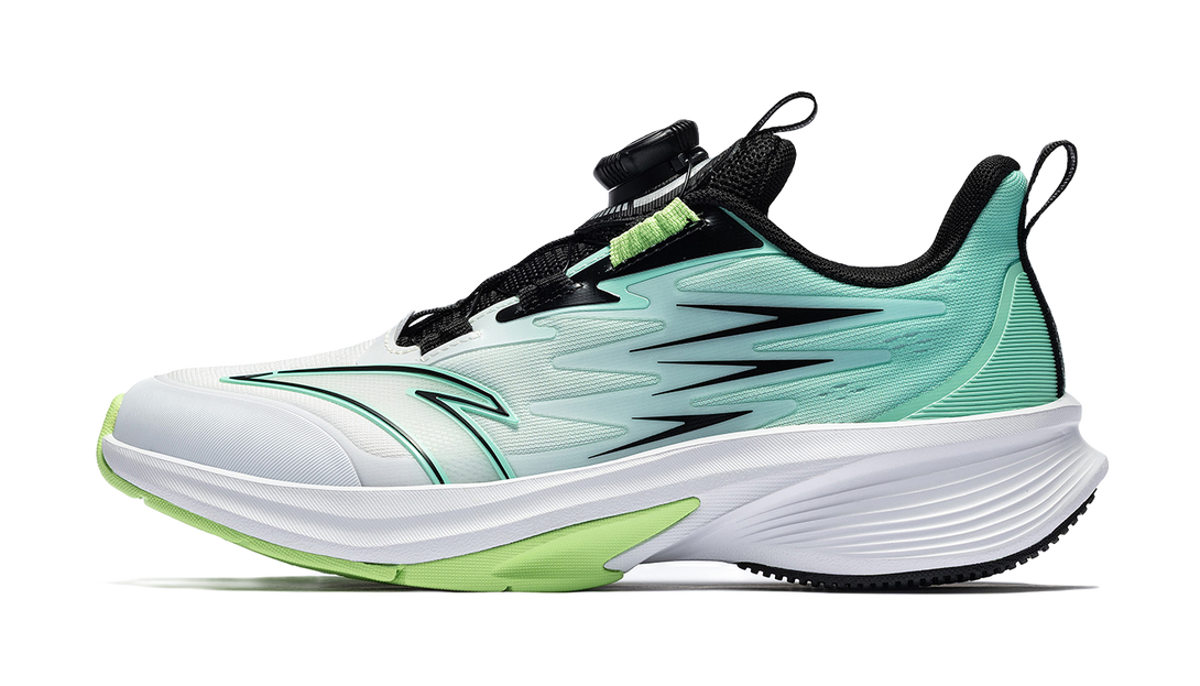 Antakids Lurid Wave Abrasion Resistant Rebound Breathable Lightweight Cushioning Low top Kids' Running Shoes Teenagers 