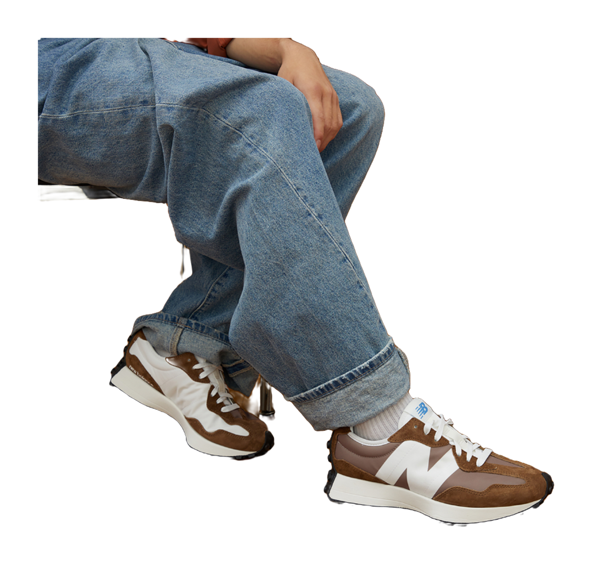 327 New Balance Dark Earth Mushroom  vjsneaker.com