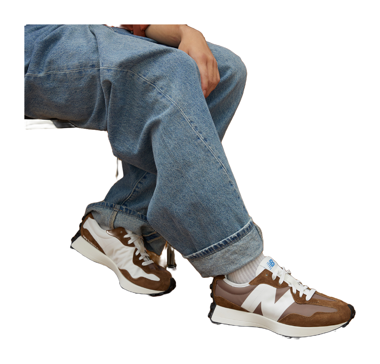 327 New Balance Dark Earth Mushroom  vjsneaker.com