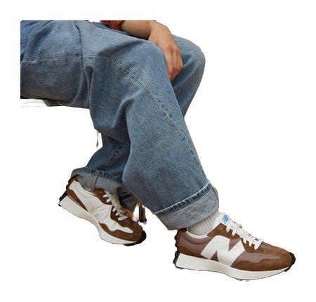327 New Balance Dark Earth Mushroom  vjsneaker.com
