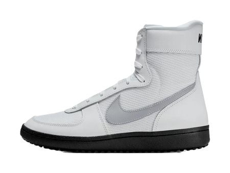 Nike x Stranger Things Field General High top Skateboard Shoes Womens White Wolf Gray  VJSNEAKER