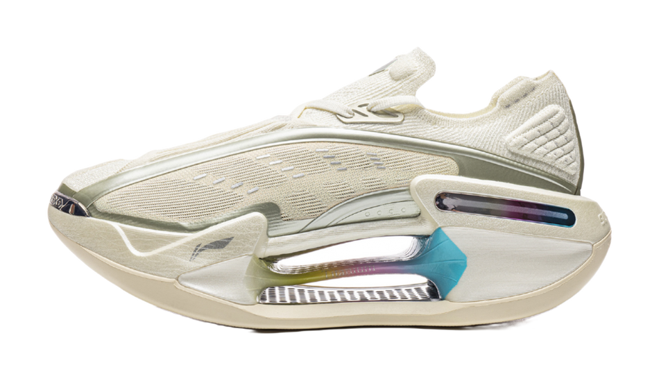 Li-Ning Shadow 4 Titanium Alloy "White Gold" ARRW013-5 - Running Shoe Unisex White