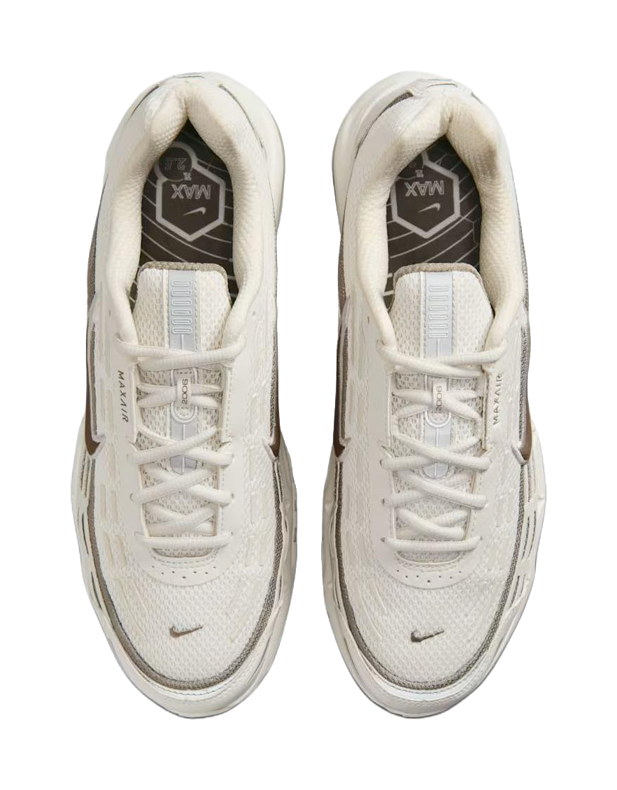 Nike AIR MAX TL 2.5 Breathable Support Casual Shoes Mens Beige White Brown  vjsneaker.com