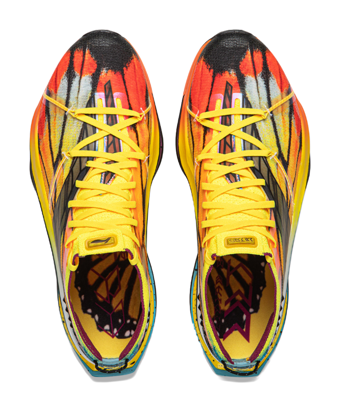 Li-Ning Feidian 6 ULTRA 'Butterfly' - Running Shoes Unisex Mango Yellow