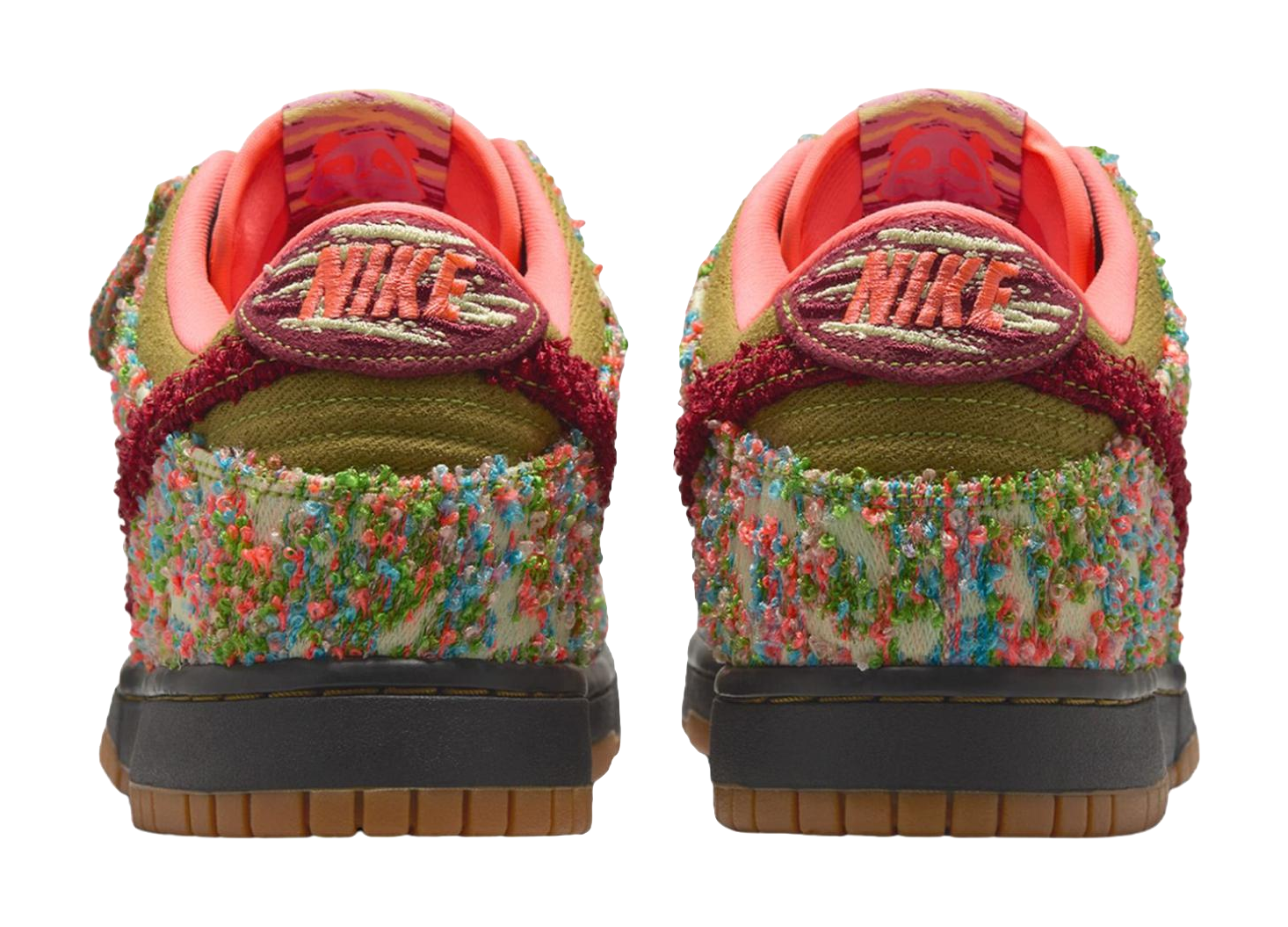 Nike Dunk Low top Skateboard Shoes Unisex Green Pink  vjsneaker.com