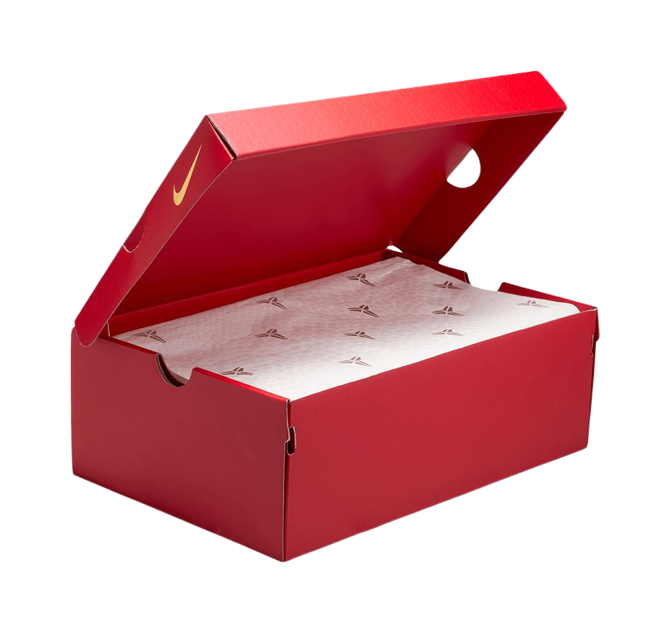 Nike Zoom Kobe 5 Slip Resistant Abrasion Resistant Low top Childrens Basketball Shoes Red Black Unisex  vjsneaker.com