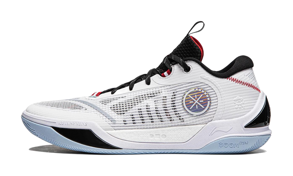 Li Ning Wade Ice Blood 2 Basketball Shoes Mens Low top Standard White  VJSNEAKER