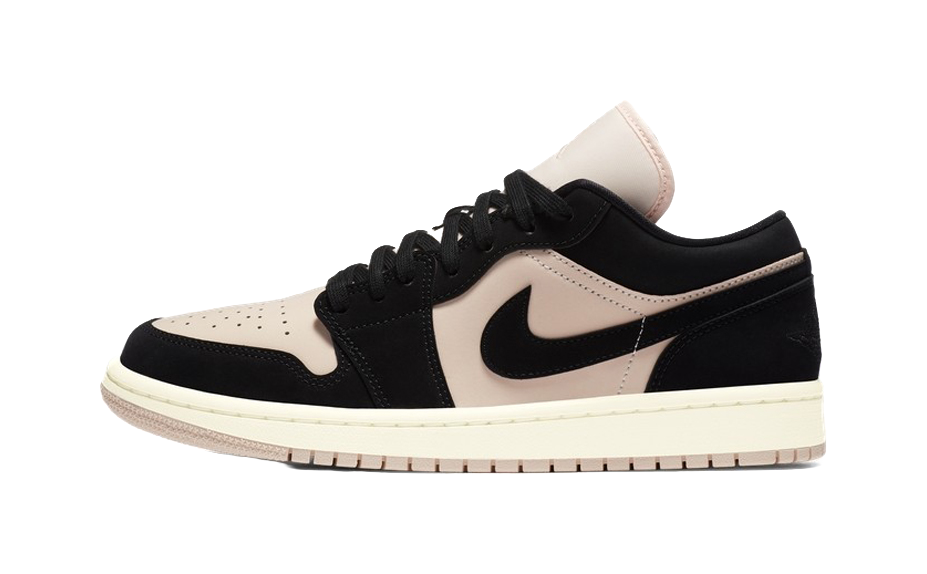 Jordan 1 Low Black Guava Ice Speckled Midsole Womens  vjsneaker.com
