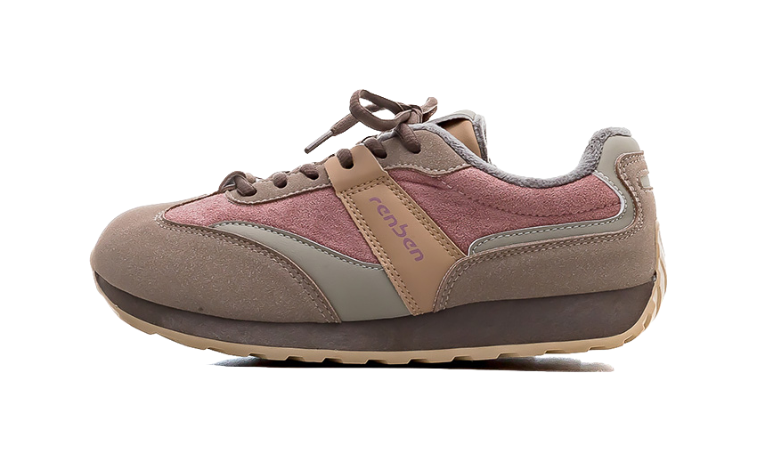 RENBEN Durable Warm Low-Top Casual Shoes Womens Pink  VJSNEAKER