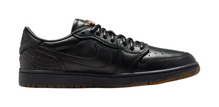 Jordan Air Jordan 1 Low top Vintage Basketball Shoes Mens Black  vjsneaker.com