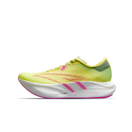 Anta C202 7.0 Low top Racing Running Shoes Mens Green Yellow Red  vjsneaker.com