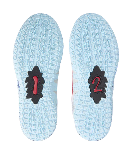 Nike Ja Morant 3 Low top Childrens Basketball Shoes White Blue Red Kids  vjsneaker.com