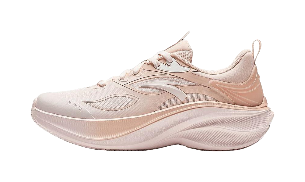 Anta Leaf 5.0 Lightweight Rebound Low Top Casual Running Shoes Women's Pink 