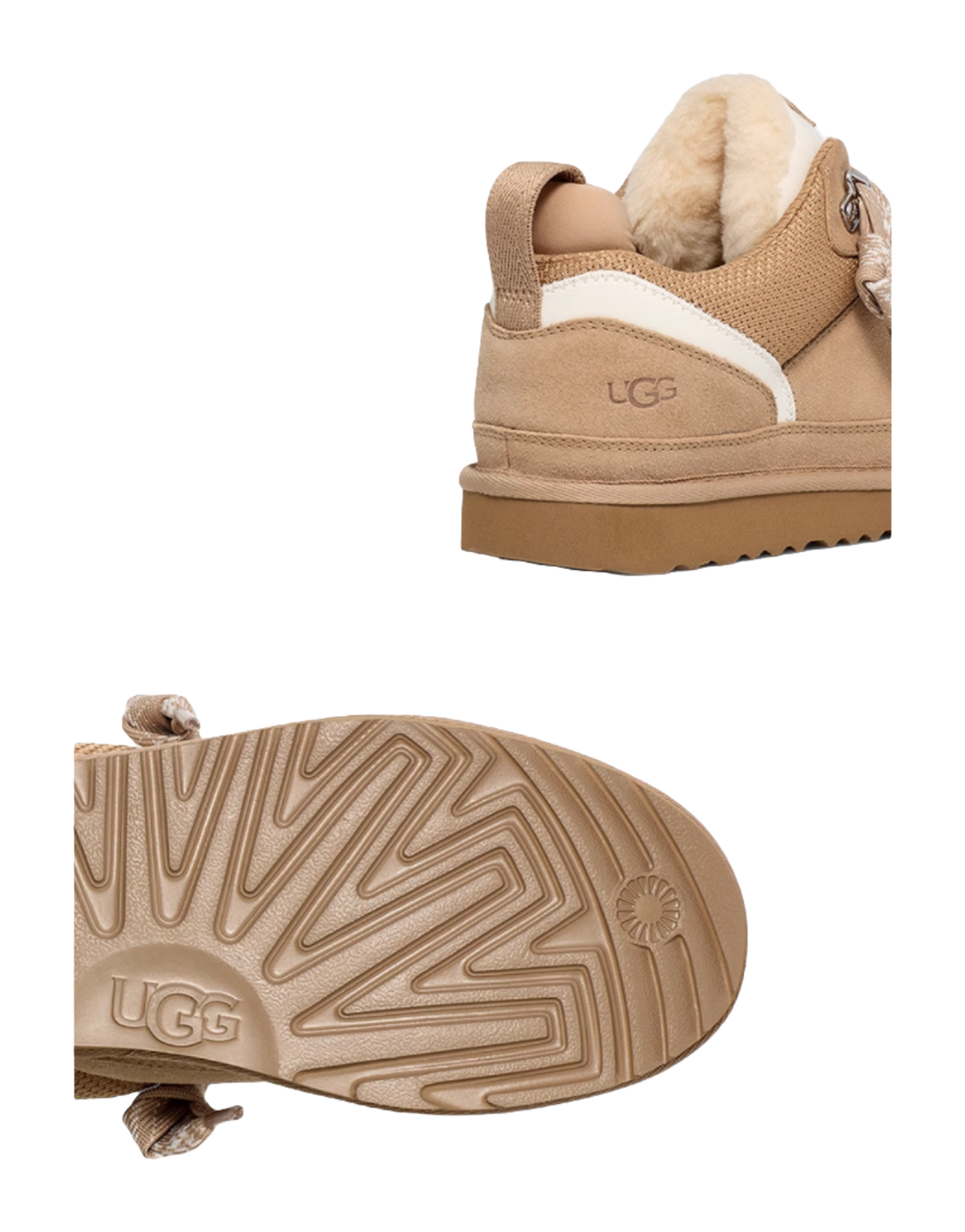 UGG Mid-Top Kids Lifestyle Shoes Sand Teenagers  VJSNEAKER
