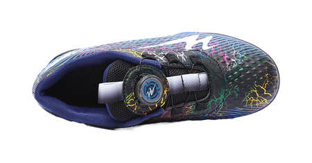 Binary Comfortable Low top Kids Soccer Shoes Blue Black Kids  vjsneaker.com