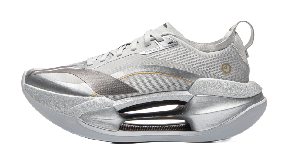 Li-Ning Shadow 4 Essential "Calm Gray/Silver" ARRW008-11 - Daily Performance Running Shoe Unisex Calm Gray/Silver
