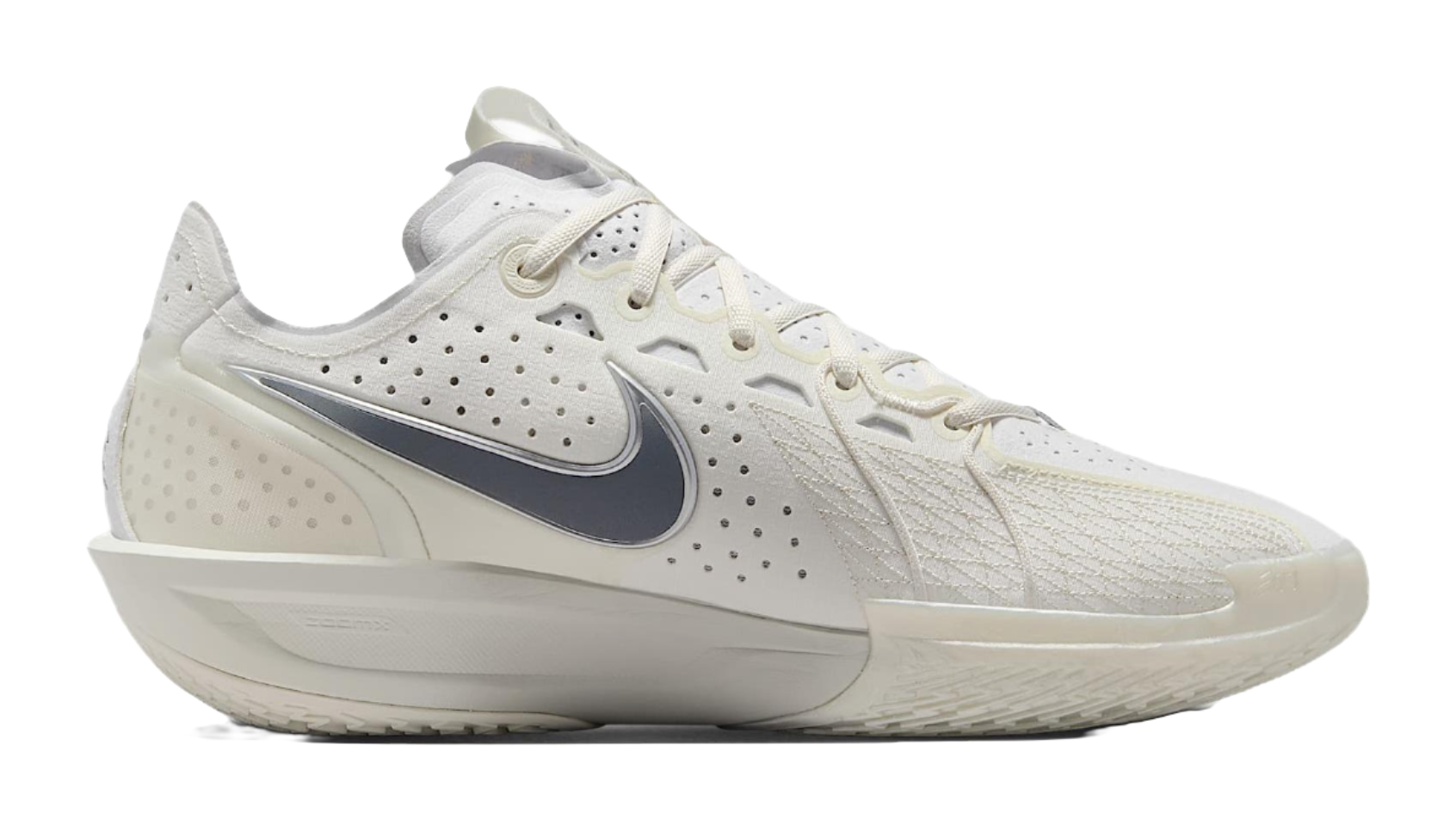 Nike Air Zoom G.T. Cut 3 EP "Sail Smoke Grey" - Basketball Shoes Men's White  vjsneaker.com