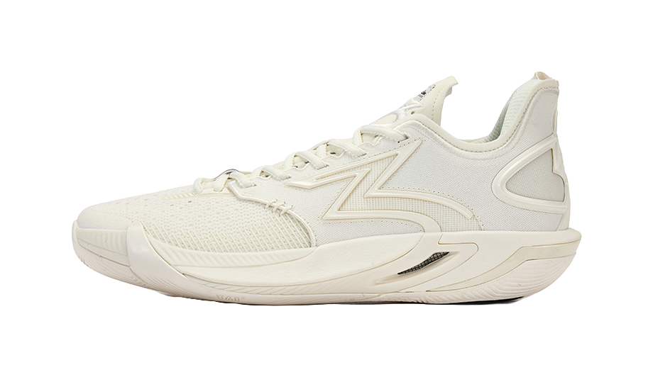 361° BIG3 6.0 Pro Abrasion Resistant Balance Anti Rollover Mid top Basketball Shoes Unisex White Black  VJSNEAKER