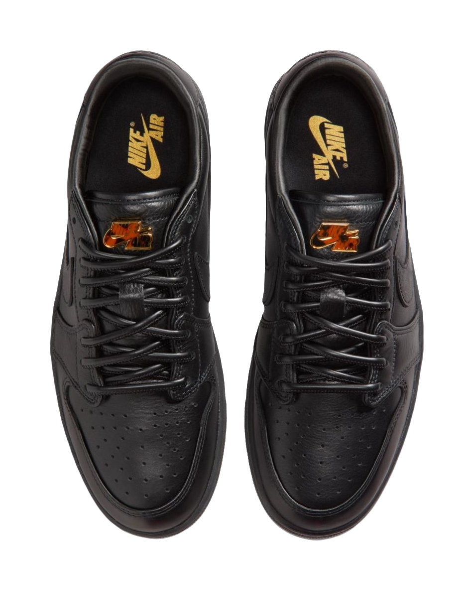 Jordan Air Jordan 1 Low top Vintage Basketball Shoes Mens Black  vjsneaker.com