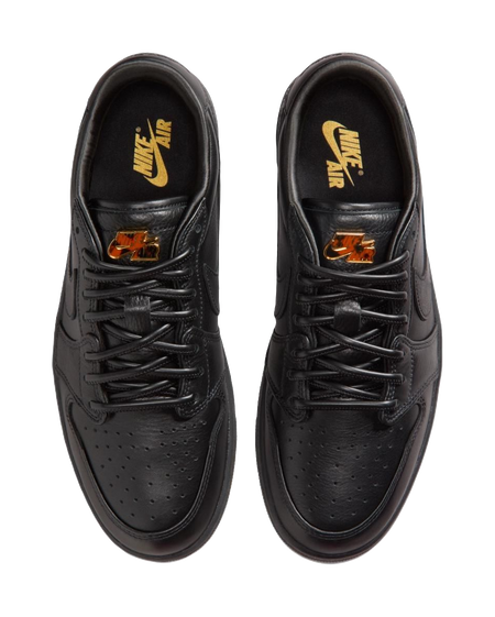 Jordan Air Jordan 1 Low top Vintage Basketball Shoes Mens Black  vjsneaker.com