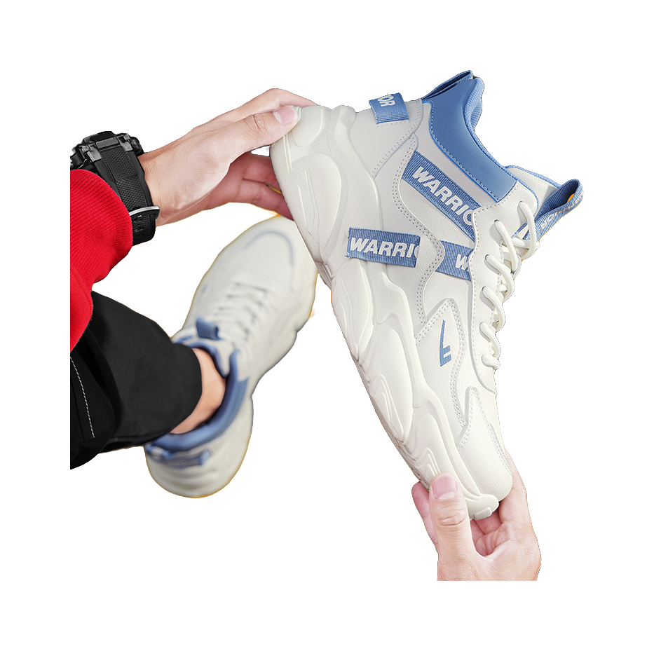 Warrior Cushioning And Breathable High top Chunky Sneakers Men's 