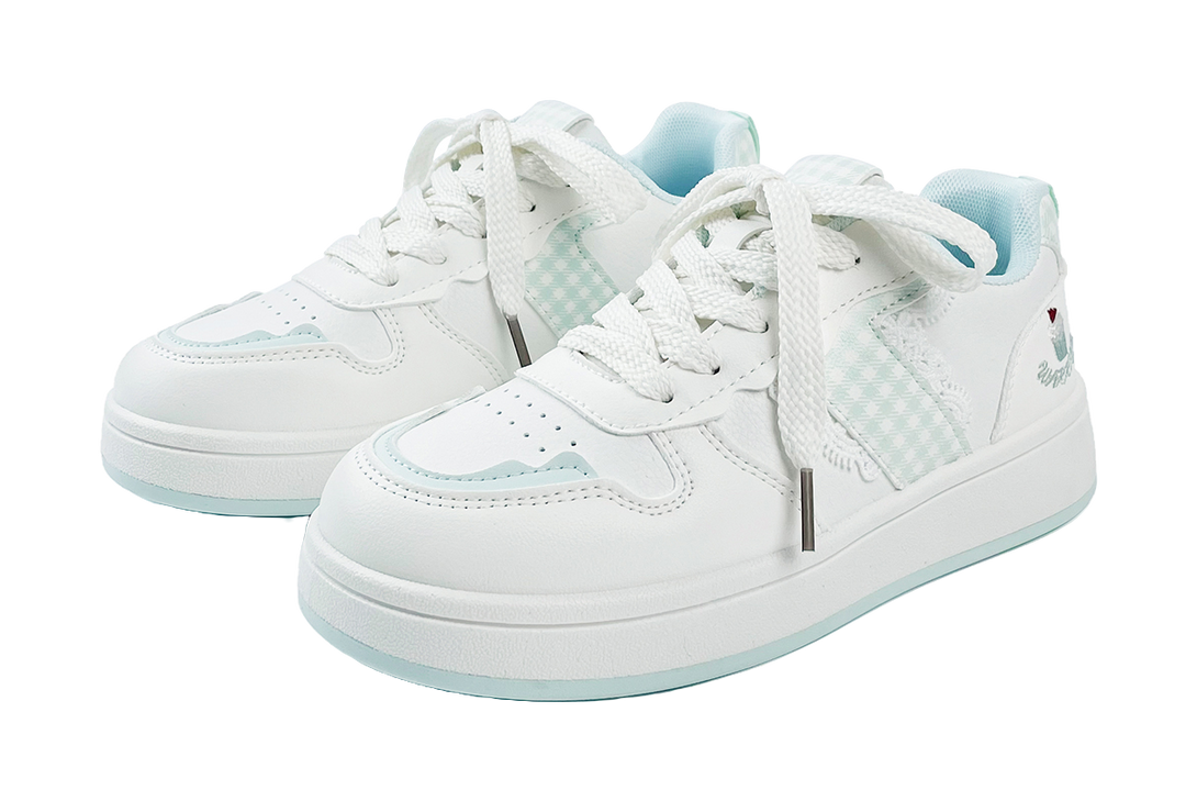 Warrior Abrasion Resistant Lightweight Height Increasing Low Top Skateboard Shoes Women's White Green 