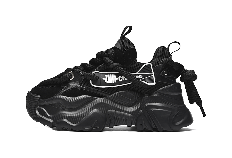 ZHR Flying Fish Model Breathable And Lightweight Low top Chunky Sneakers Unisex 